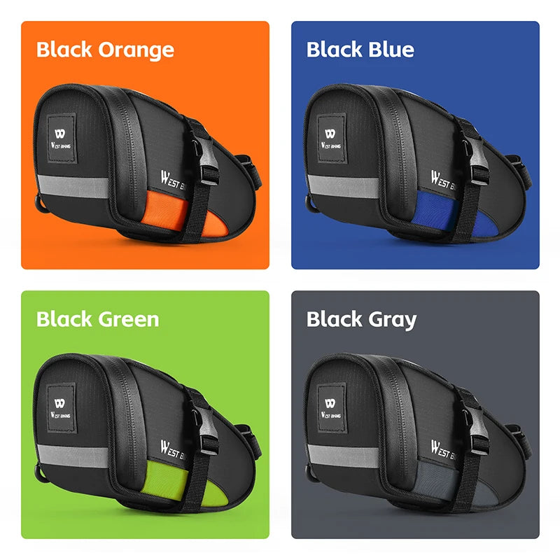 West Biking Fahrradtasche 1.2L Reflektierend Wasserdicht – clever-campen Ansicht 6