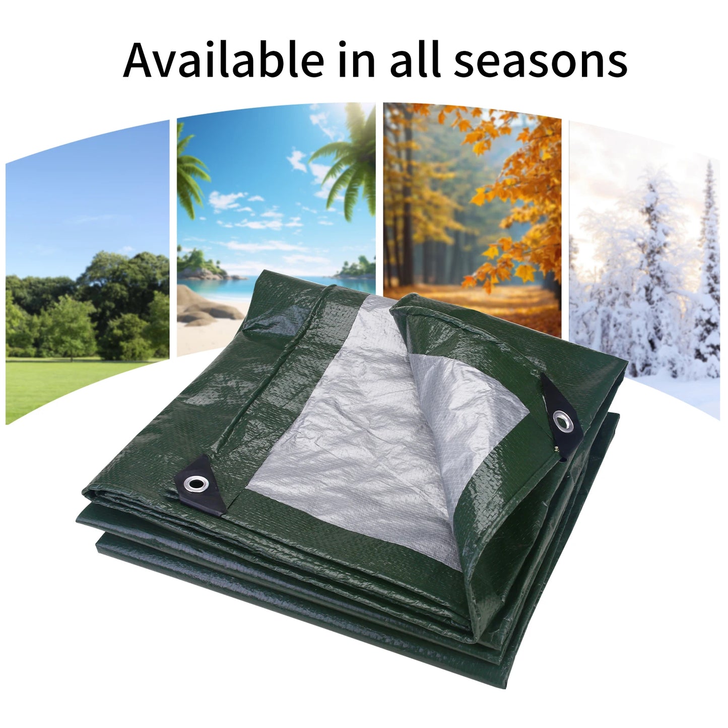 Robuste Abdeckplane Wasserdicht für Camping & Outdoor – clever-campen Ansicht 5