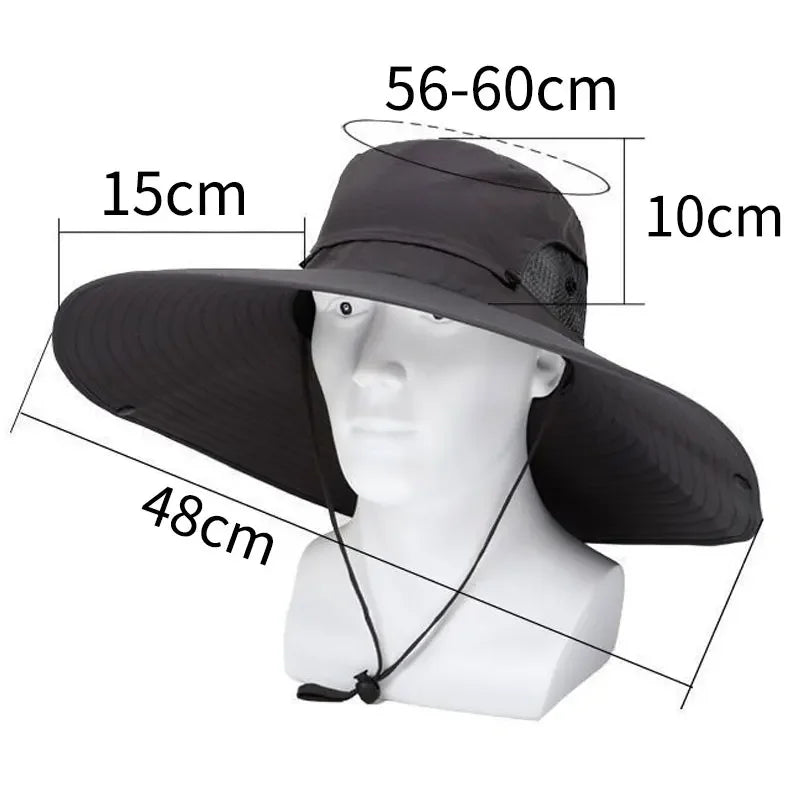 Atmungsaktiver Sonnenhut für Männer und Frauen - UV-Schutz – clever-campen Ansicht 5
