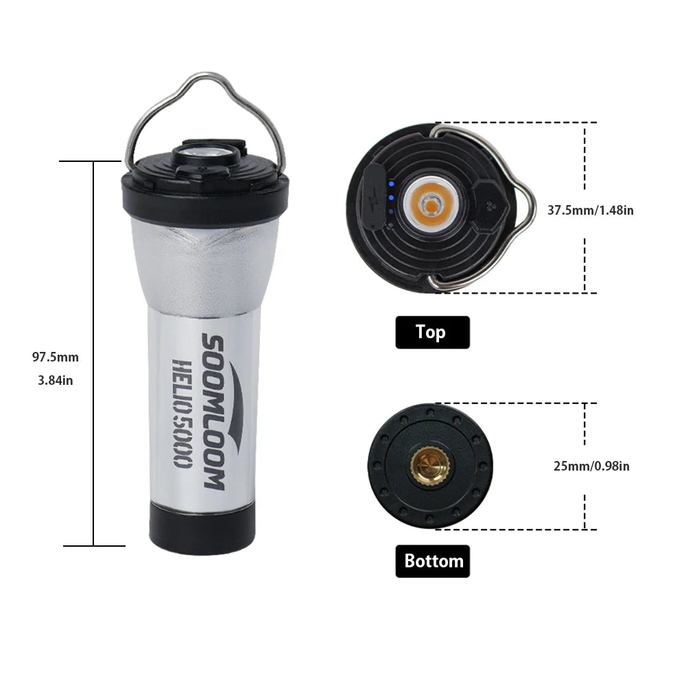 Soomloom Helio 5000 Camping Laterne - 5000mAh, IPX4 – clever-campen Ansicht 4