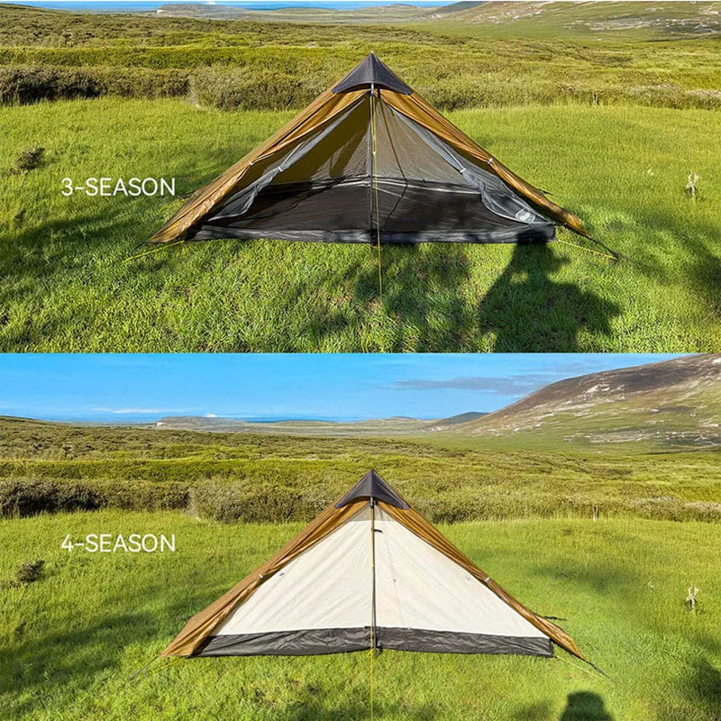 Wasserdichtes 3-4 Saisons Zelt für 1 Person – clever-campen Ansicht 6