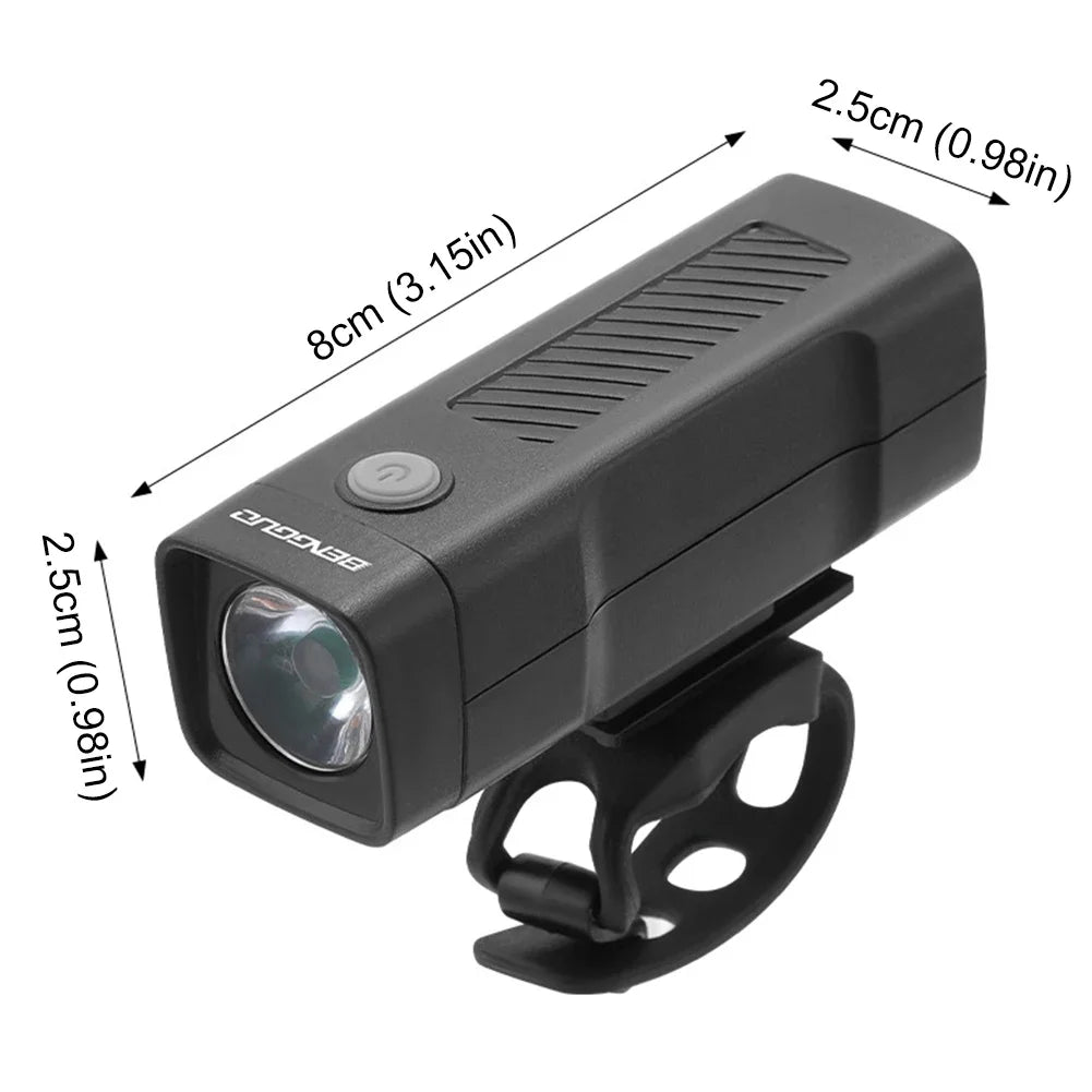 USB wiederaufladbare Fahrradlampe T6 LED 100LM – clever-campen Ansicht 6