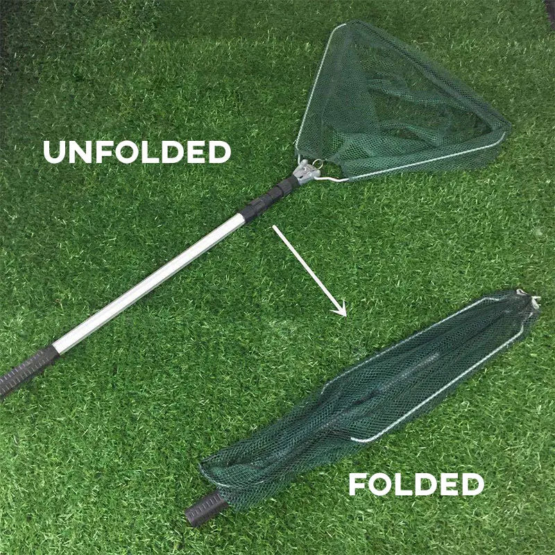 Teleskop-Fischernetz 190cm Aluminium Faltbar für Angeln – clever-campen Ansicht 6