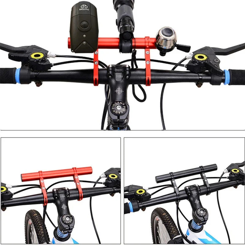 Aluminium Erweiterungshalterung für Fahrradlenker 10/20/30cm – clever-campen Ansicht 5