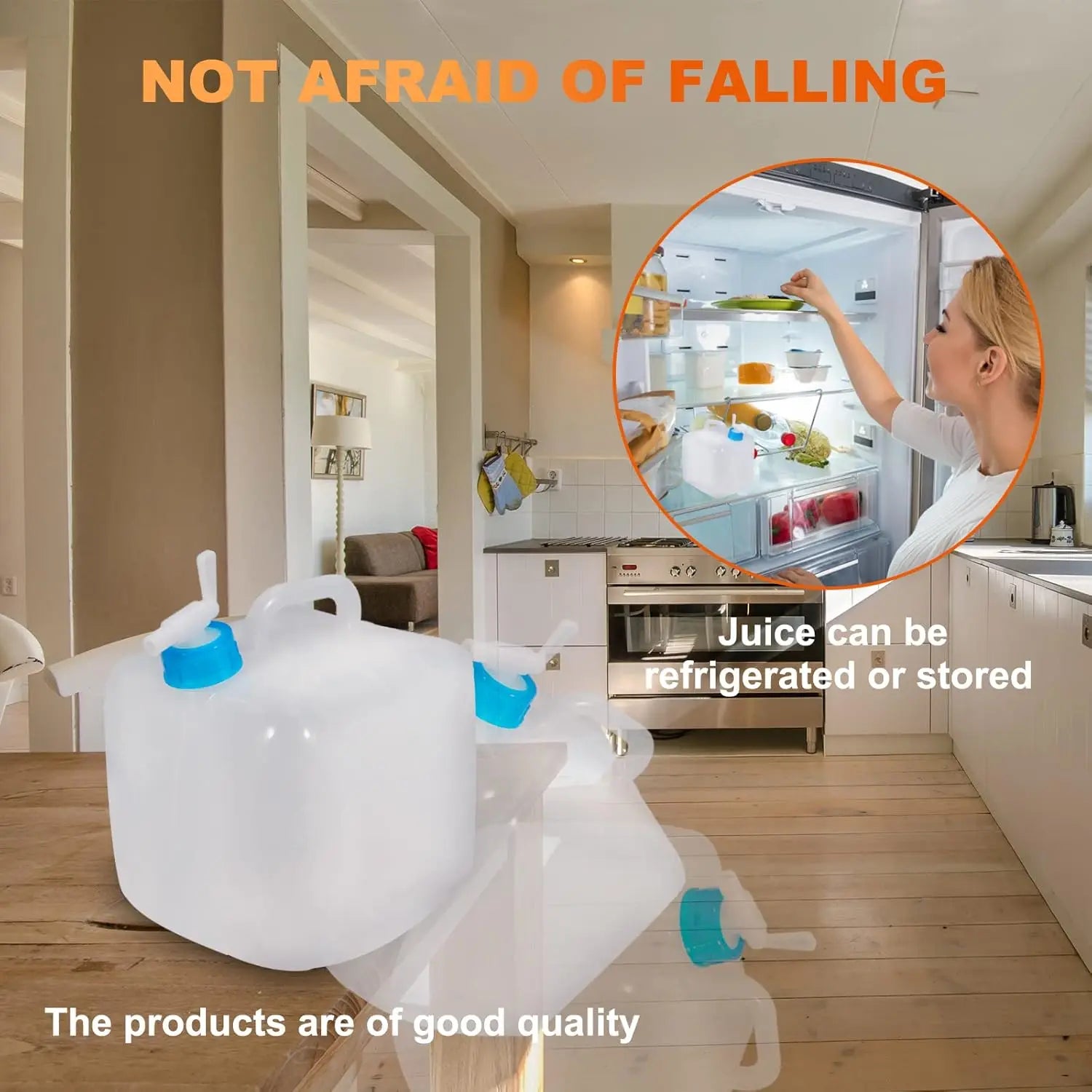 Tragbar Wasserbeutel 5-20l Faltbarer Wassersack – clever-campen Ansicht 3