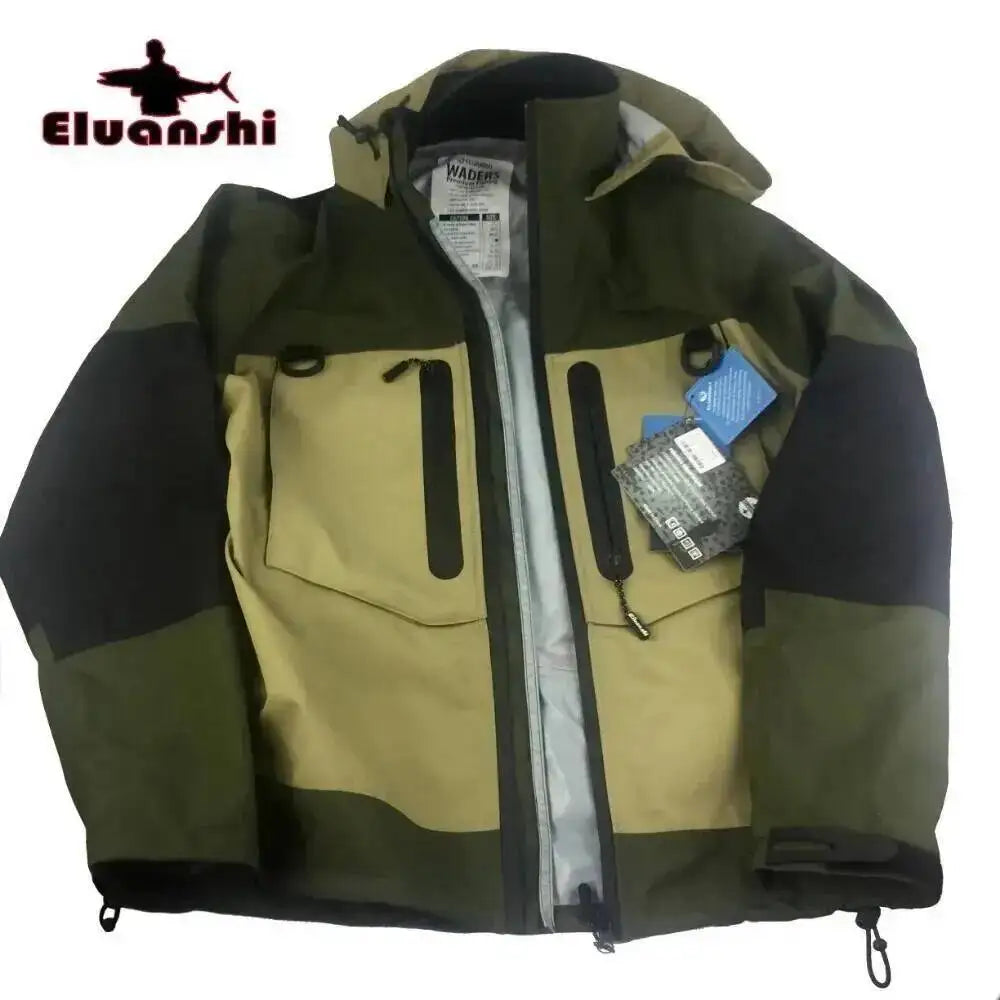 Wasserdichte Fliegenfisch-Jacke für Angeln – clever-campen Ansicht 6