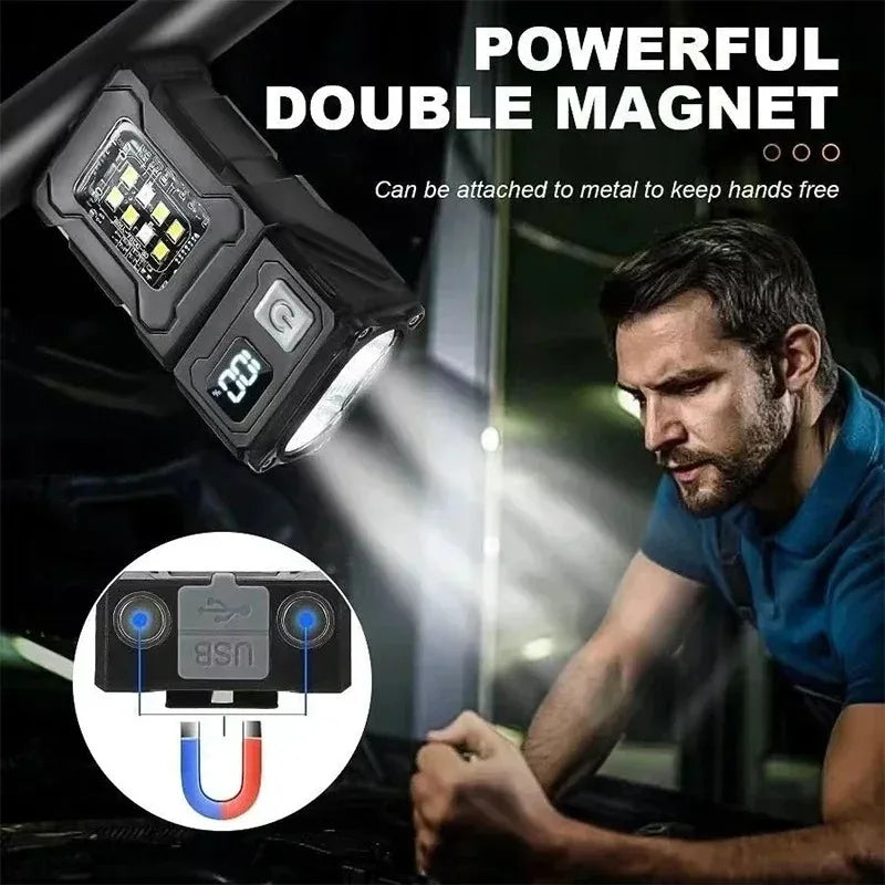 Taktische tragbare Arbeitsleuchte EDC LED Taschenlampe – clever-campen Ansicht 5