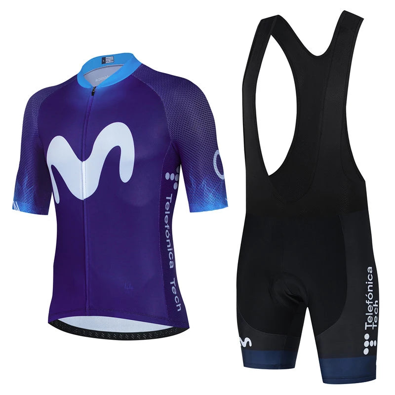 Movistar Fahrradtrikot Set Kurzarm Spanien Herren – clever-campen Ansicht 5