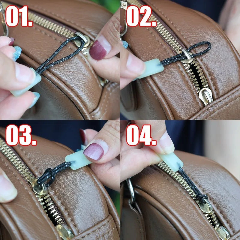 12er Set leuchtende Zipper Pulls für Zelte und Taschen – clever-campen Ansicht 6