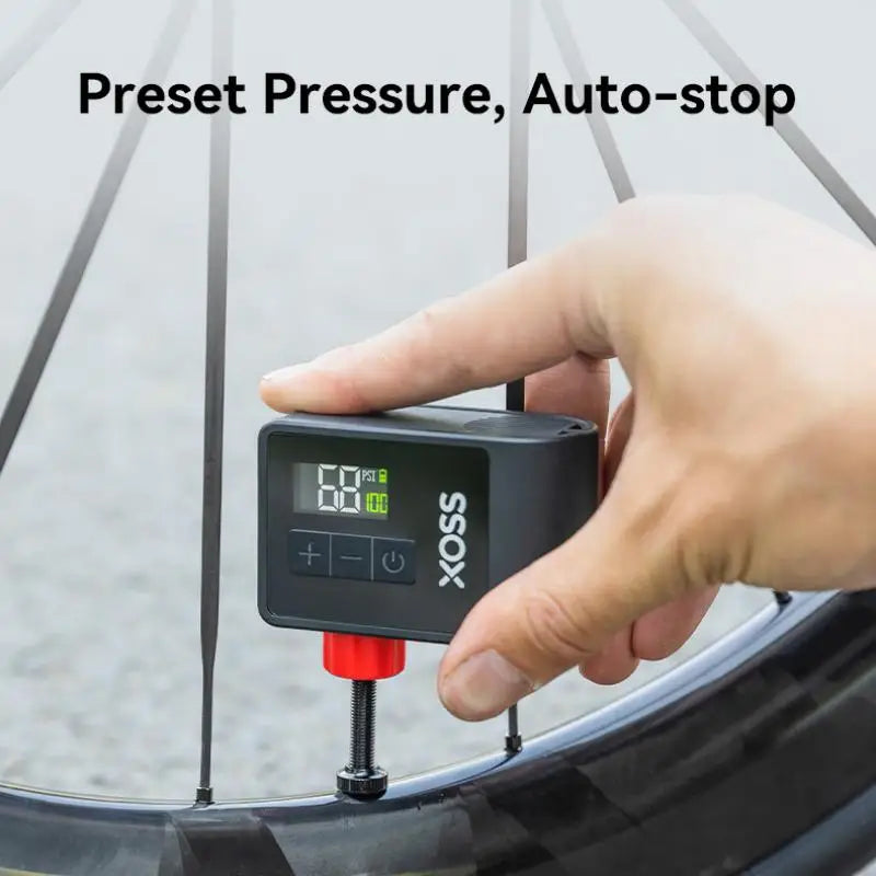 XOSS AirCube Elektrische Fahrradpumpe 120PSI – clever-campen Ansicht 3