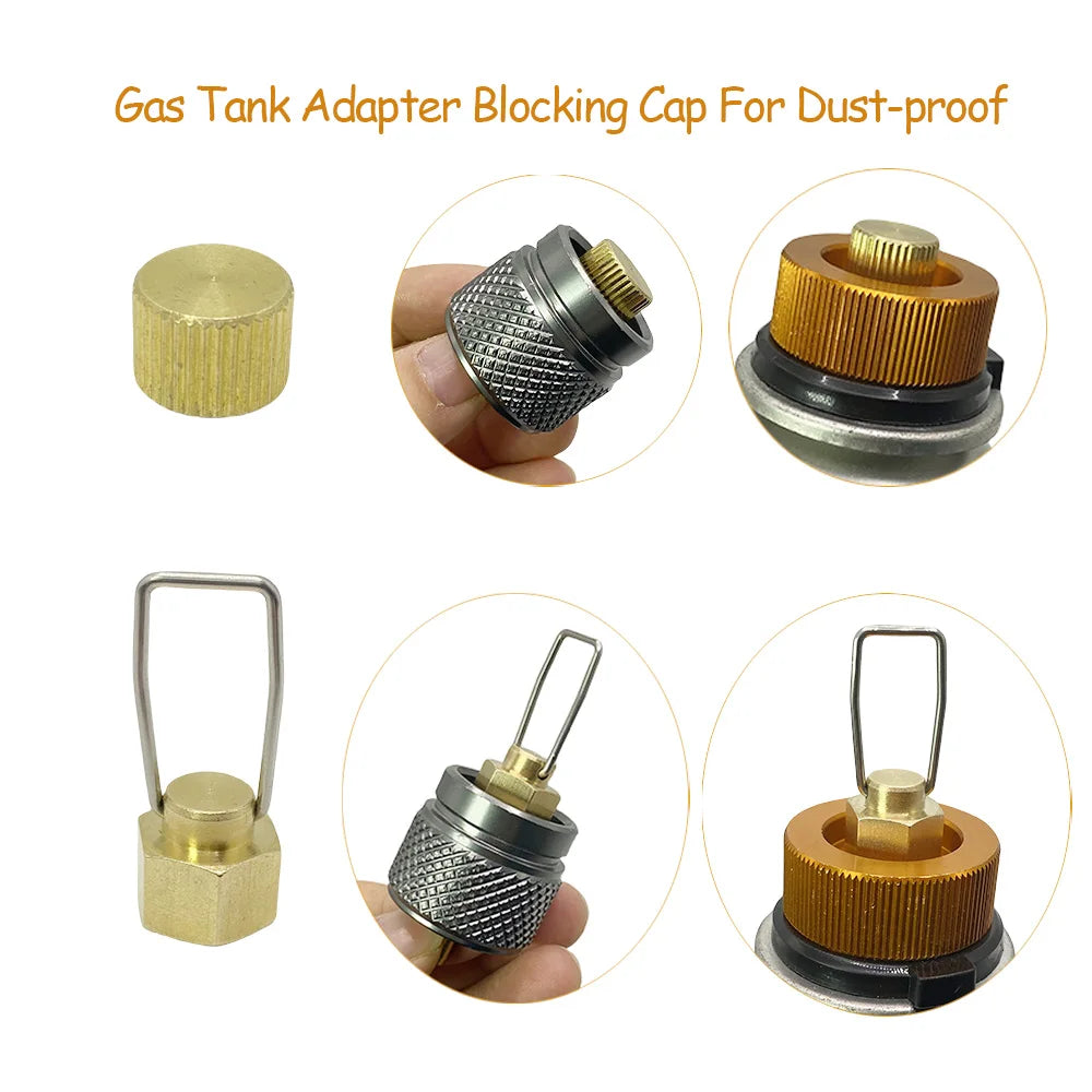 Campingkocher Gas Zubehör Anti-Leck Stecker für Gasflasche – clever-campen Ansicht 4