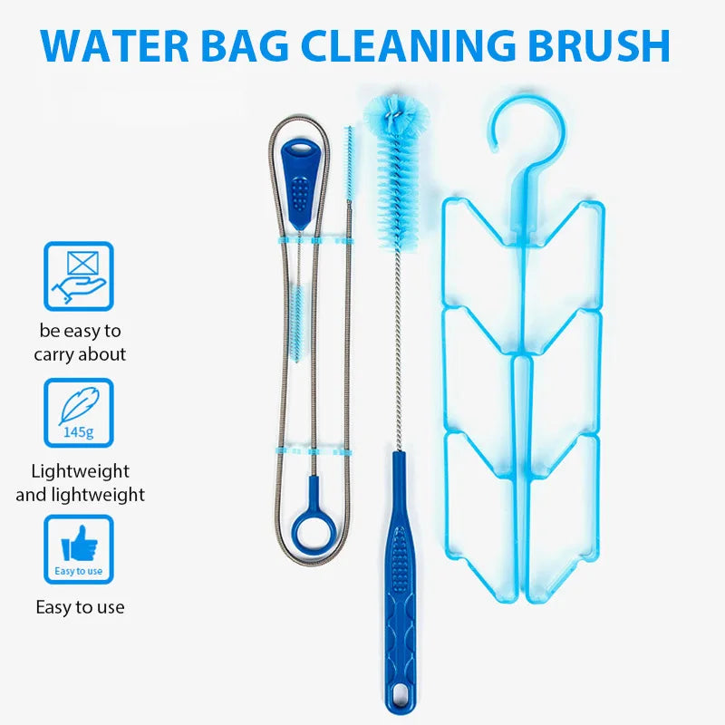 4-in-1 Reinigungsset für Trinkblasen & Wasserbeutel – clever-campen Ansicht 3