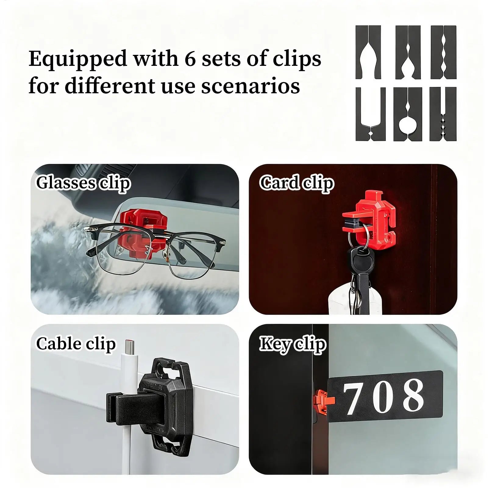 Tragbarer Angelrutenhalter mit Clips – clever-campen Ansicht 4