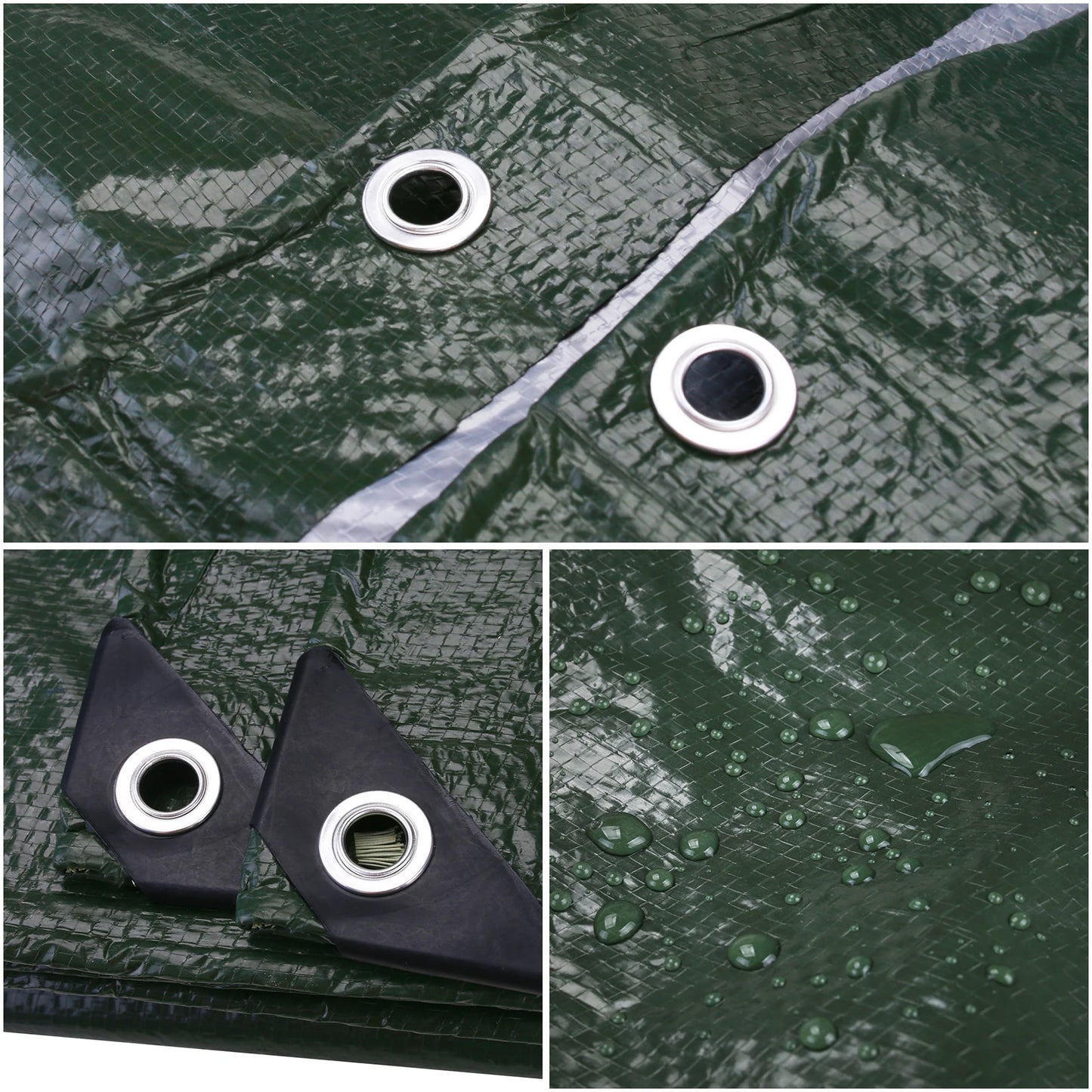 Robuste Abdeckplane Wasserdicht für Camping & Outdoor – clever-campen Ansicht 3