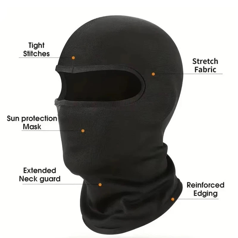 Taktische Balaclava Gesichtsmaske für Sommer und Outdoor – clever-campen Ansicht 3