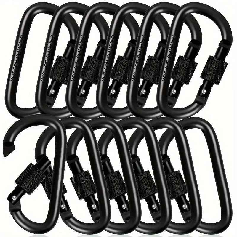 Aluminium D-Ring Karabiner für Hängematten und Outdoor – clever-campen Ansicht 4