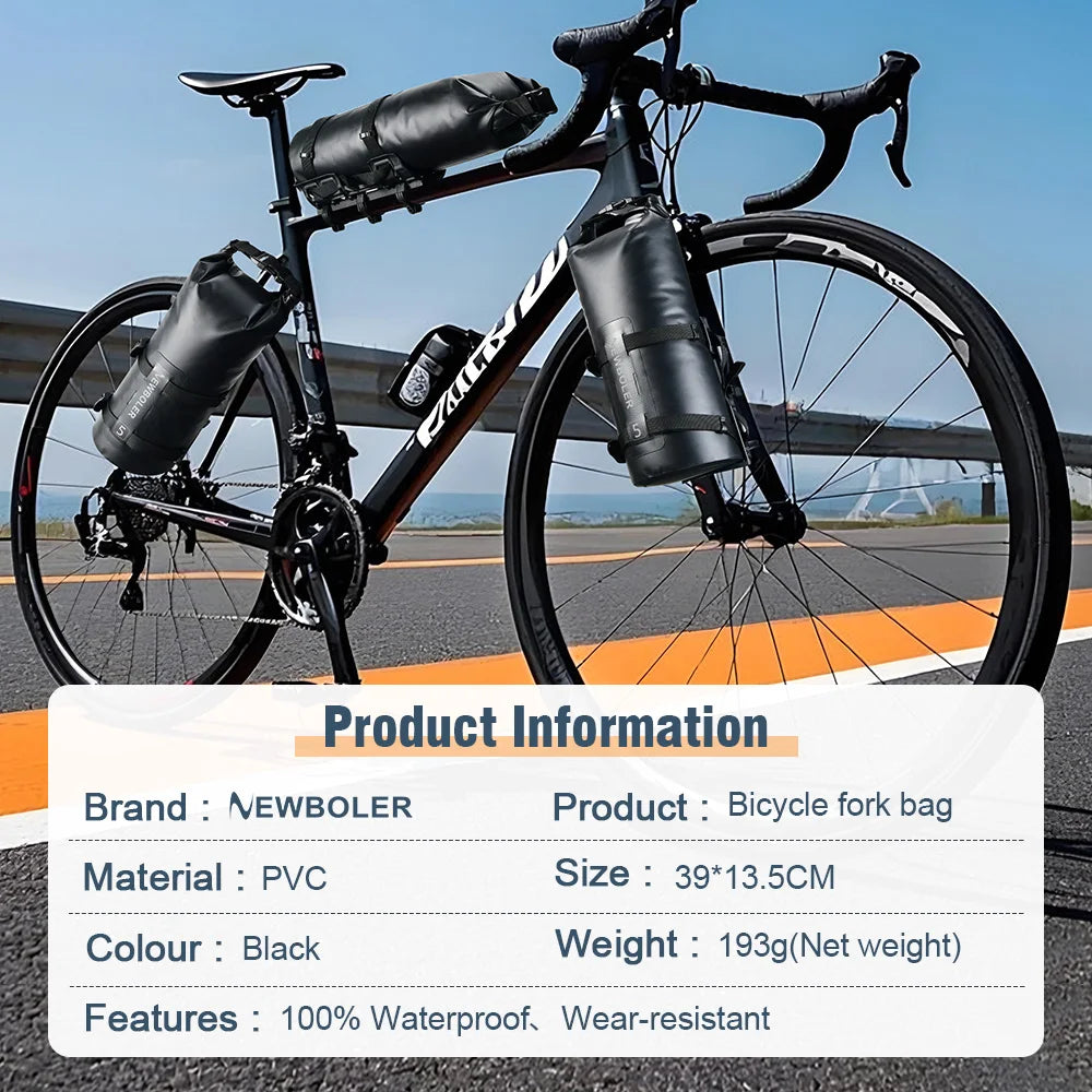 Wasserdichter Fahrrad-Gepäckträger 5L – clever-campen Ansicht 3