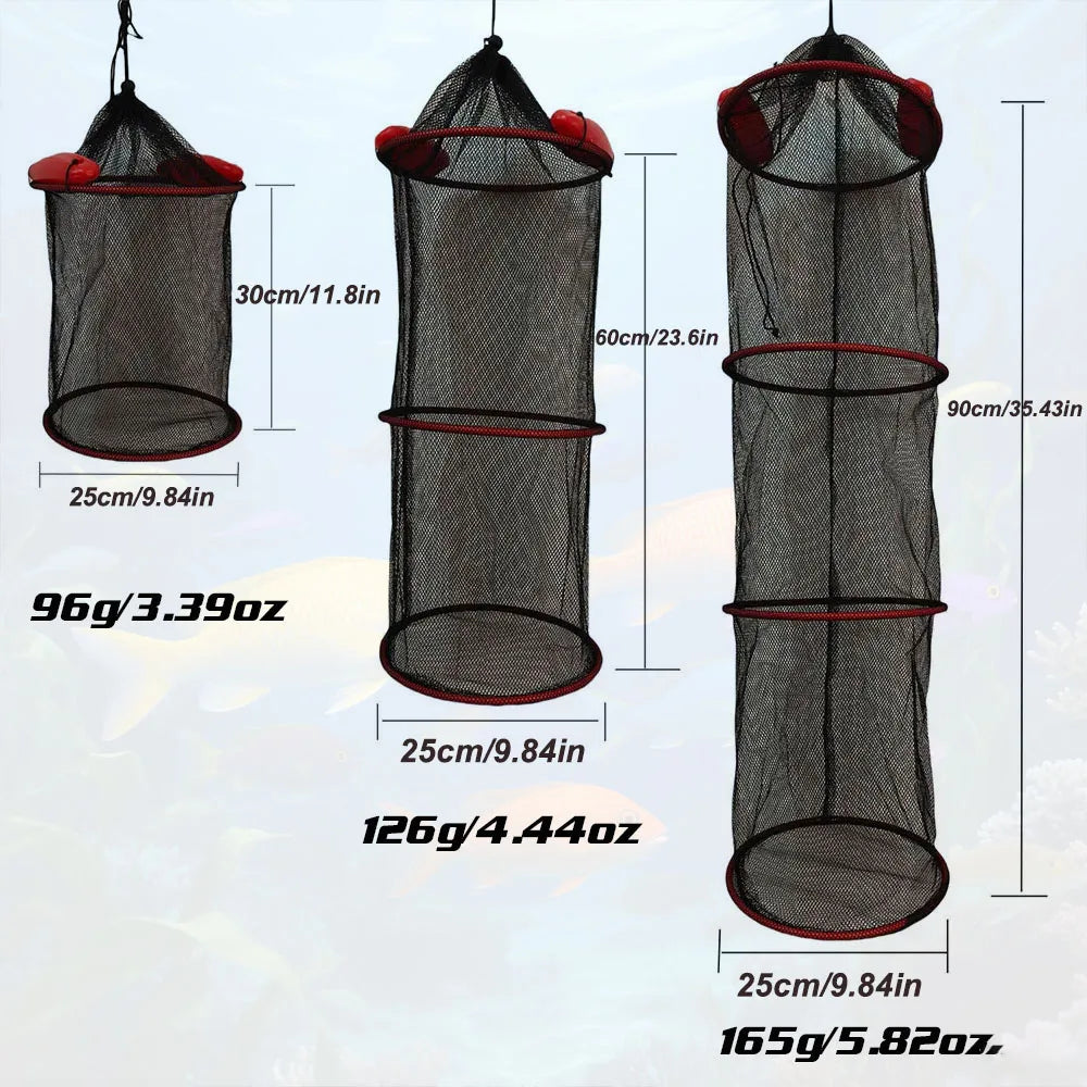 Leichter faltbarer Fischkescher 30cm 60cm 90cm – clever-campen Ansicht 3