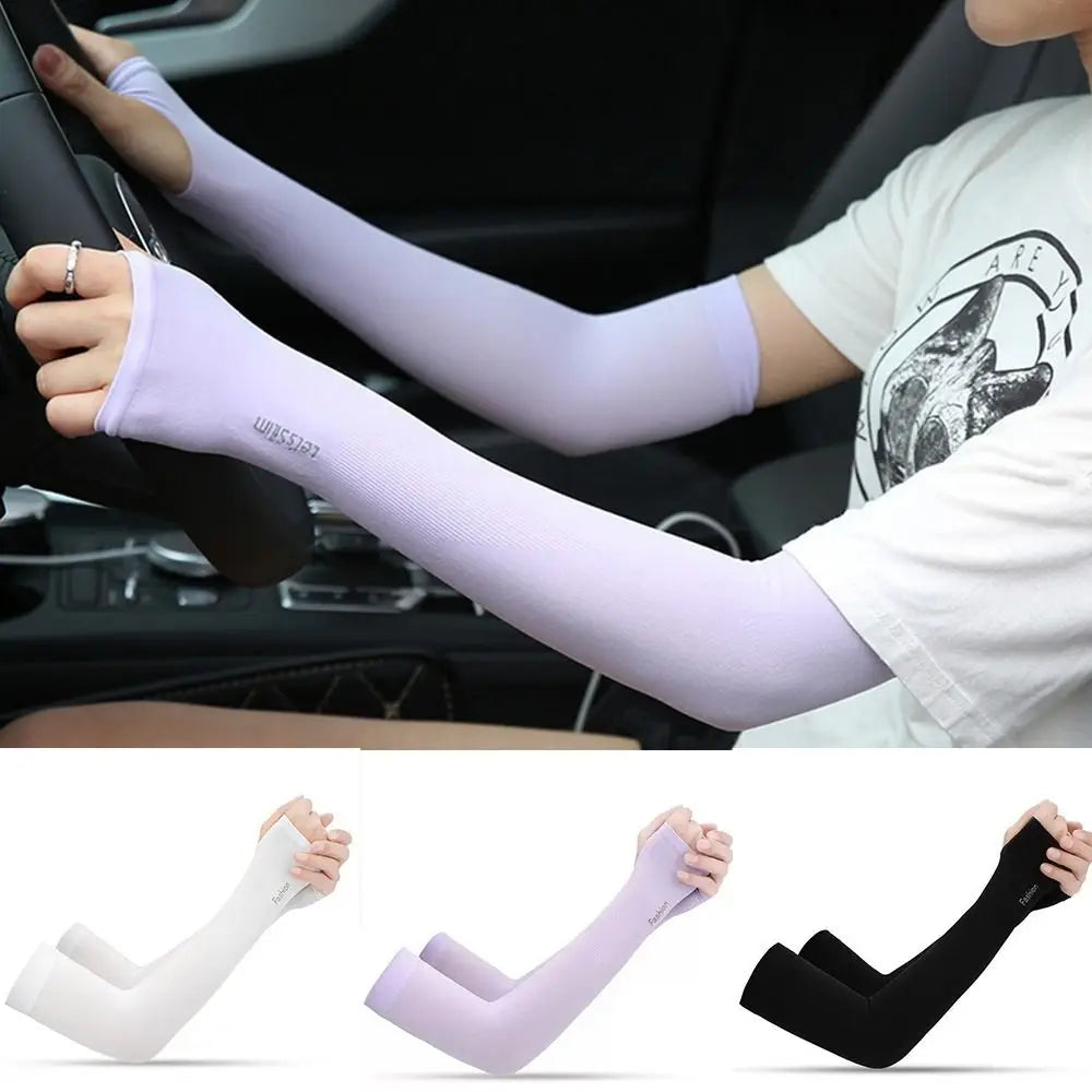 UV-Schutz Armstulpen für Damen und Herren – Fingerlos – clever-campen Ansicht 2