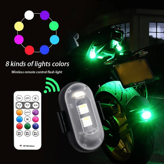 RGB LED Stroboskoplichter für Scooter und Fahrräder – clever-campen Ansicht 2
