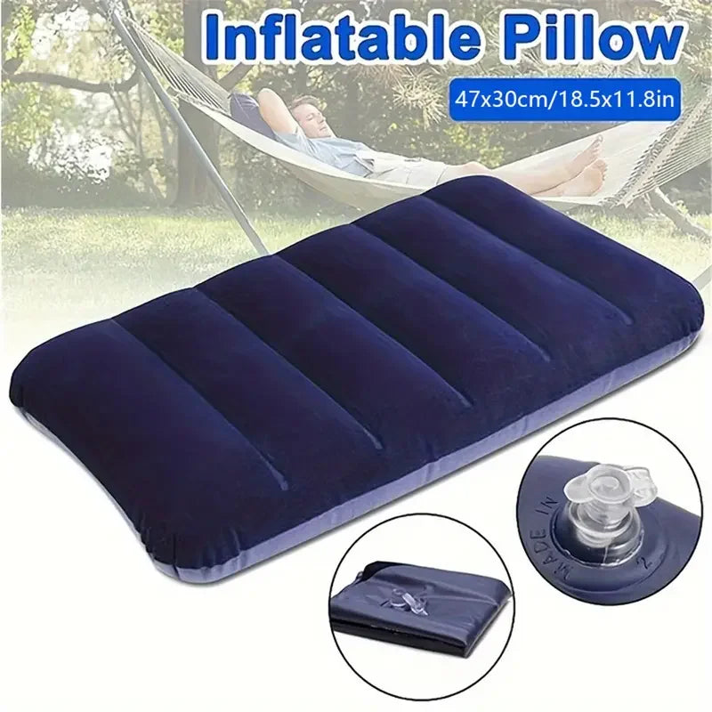 Aufblasbares Nackenkissen für Camping und Reisen – faltbar – clever-campen Ansicht 5