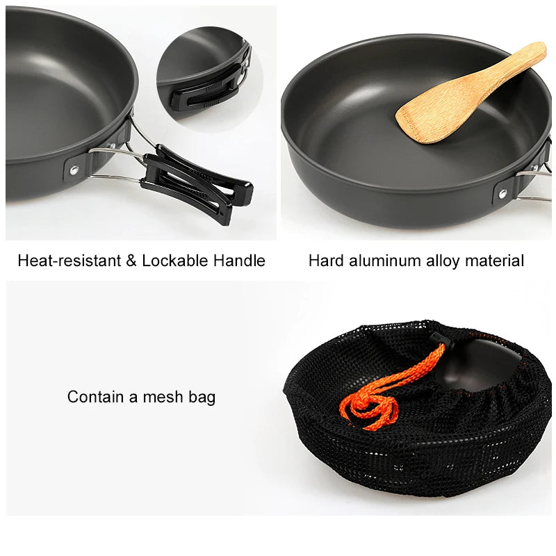 Westtune Camping Pfanne Aluminium Faltbare Outdoor – clever-campen Ansicht 4