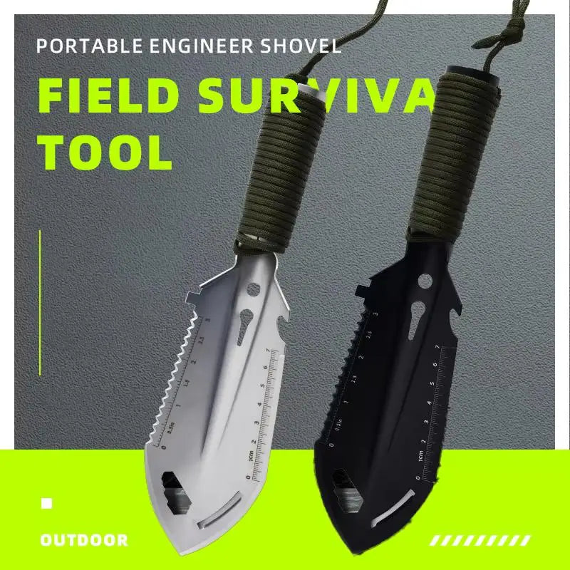 Camping Ingenieur Schaufel aus Edelstahl für Survival – clever-campen Ansicht 2