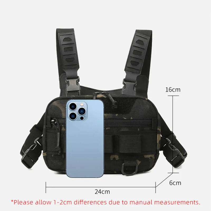 Wasserdichte Angler Brusttasche für Outdoor-Aktivitäten – clever-campen Ansicht 4