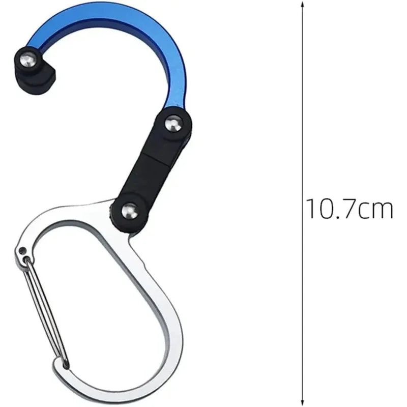 Multifunktionaler Aluminium Karabinerhaken für Angeln – clever-campen Ansicht 4
