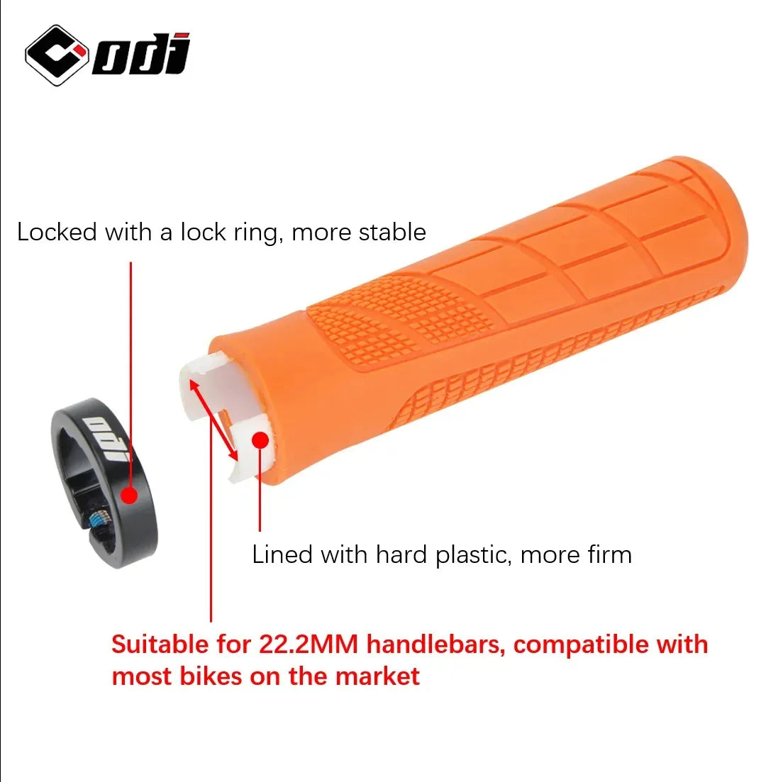ODI Fahrradgriffe Lock-on MTB Anti-Rutsch – clever-campen Ansicht 4