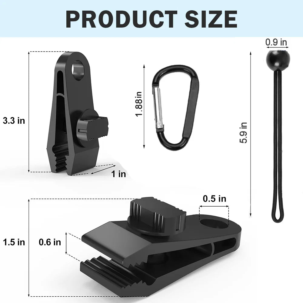 Zelt Clips Set 5 oder 40 Stück – Hochwertige – clever-campen Ansicht 6