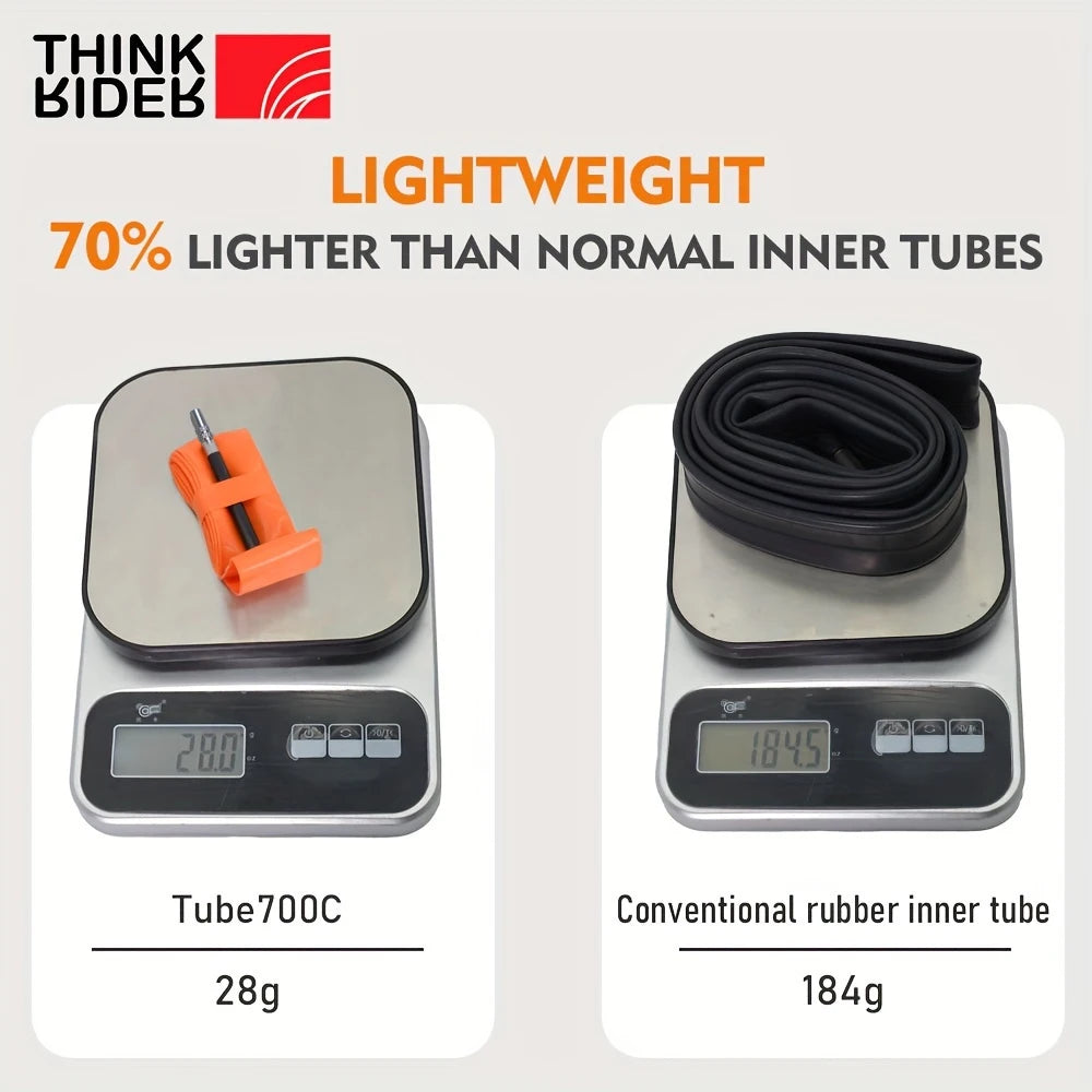 ThinkRider 28g Fahrrad Schlauch 700X18-32 TPU Material – clever-campen Ansicht 2
