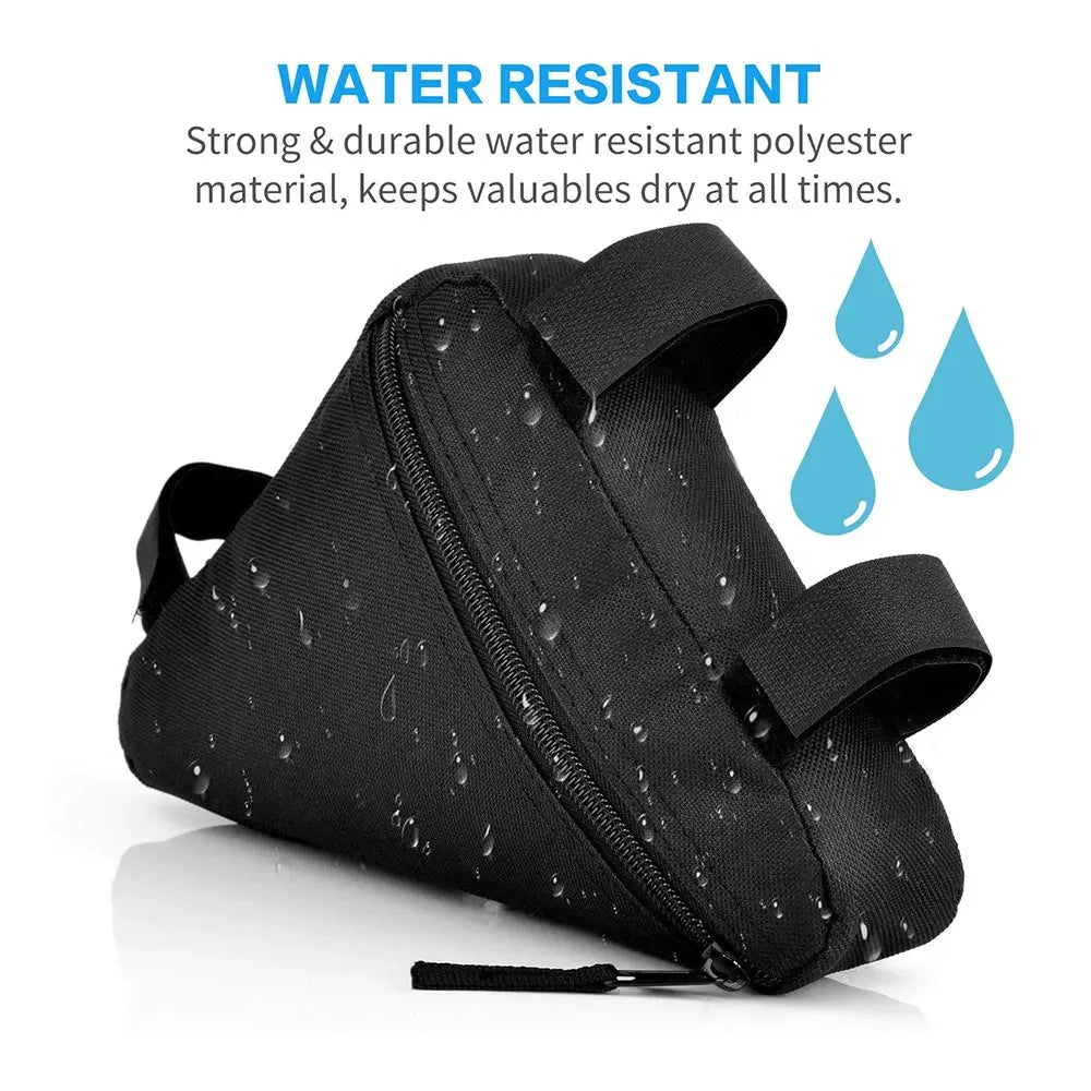 Wasserdichte Fahrradrahmen-Tasche für Werkzeug und Zubehör – clever-campen Ansicht 3