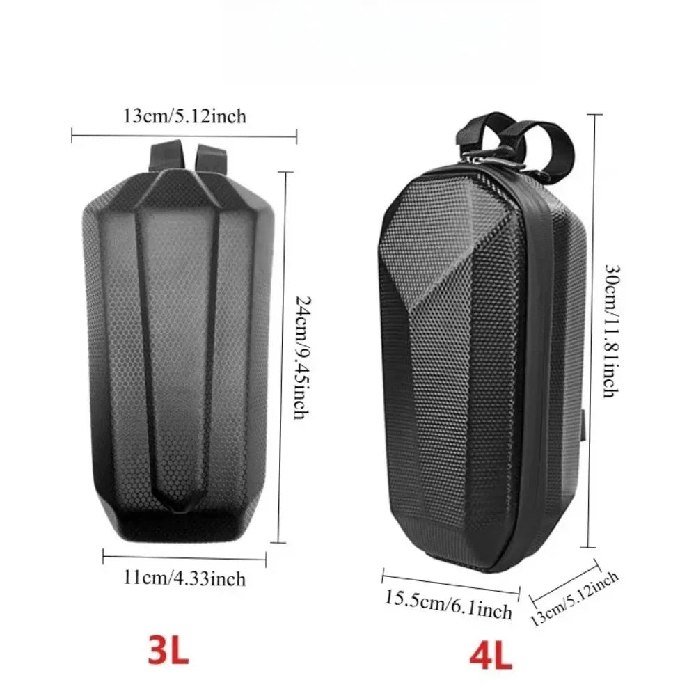 Wasserdichte Hard Shell Fronttasche für E-Scooter 3L/4L – clever-campen Ansicht 3