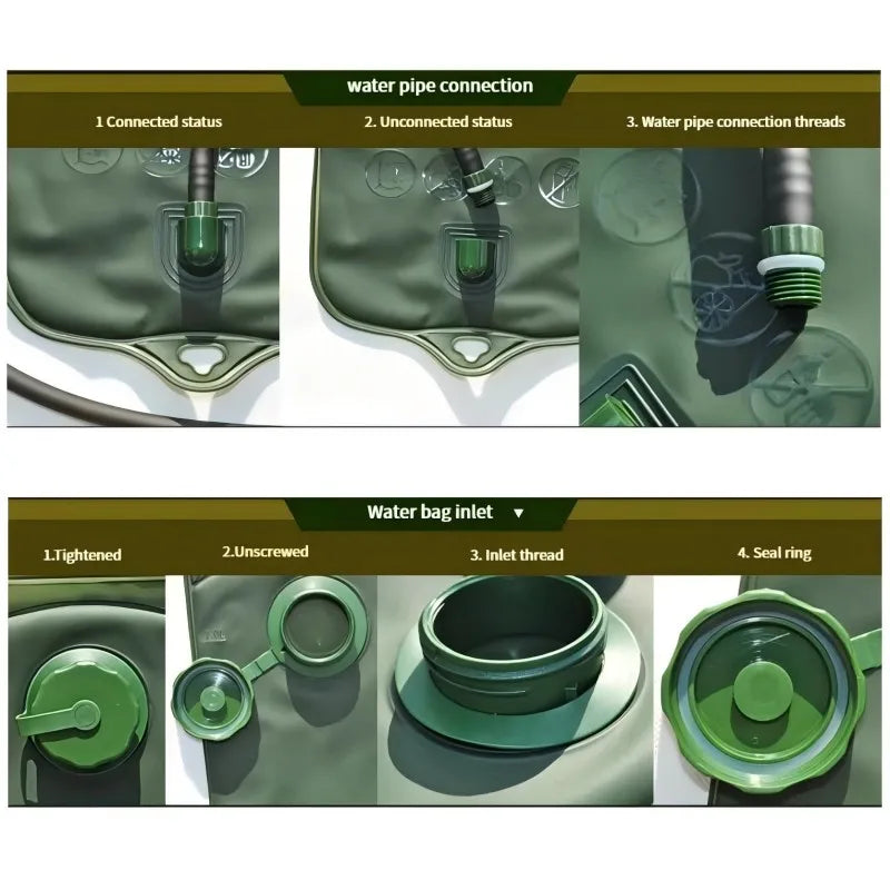 Wasserblase 2L für Hydration beim Sport – clever-campen Ansicht 6