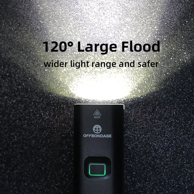 OFFBONDAGE 1000 Lumen Fahrradlicht mit Power Bank – clever-campen Ansicht 3