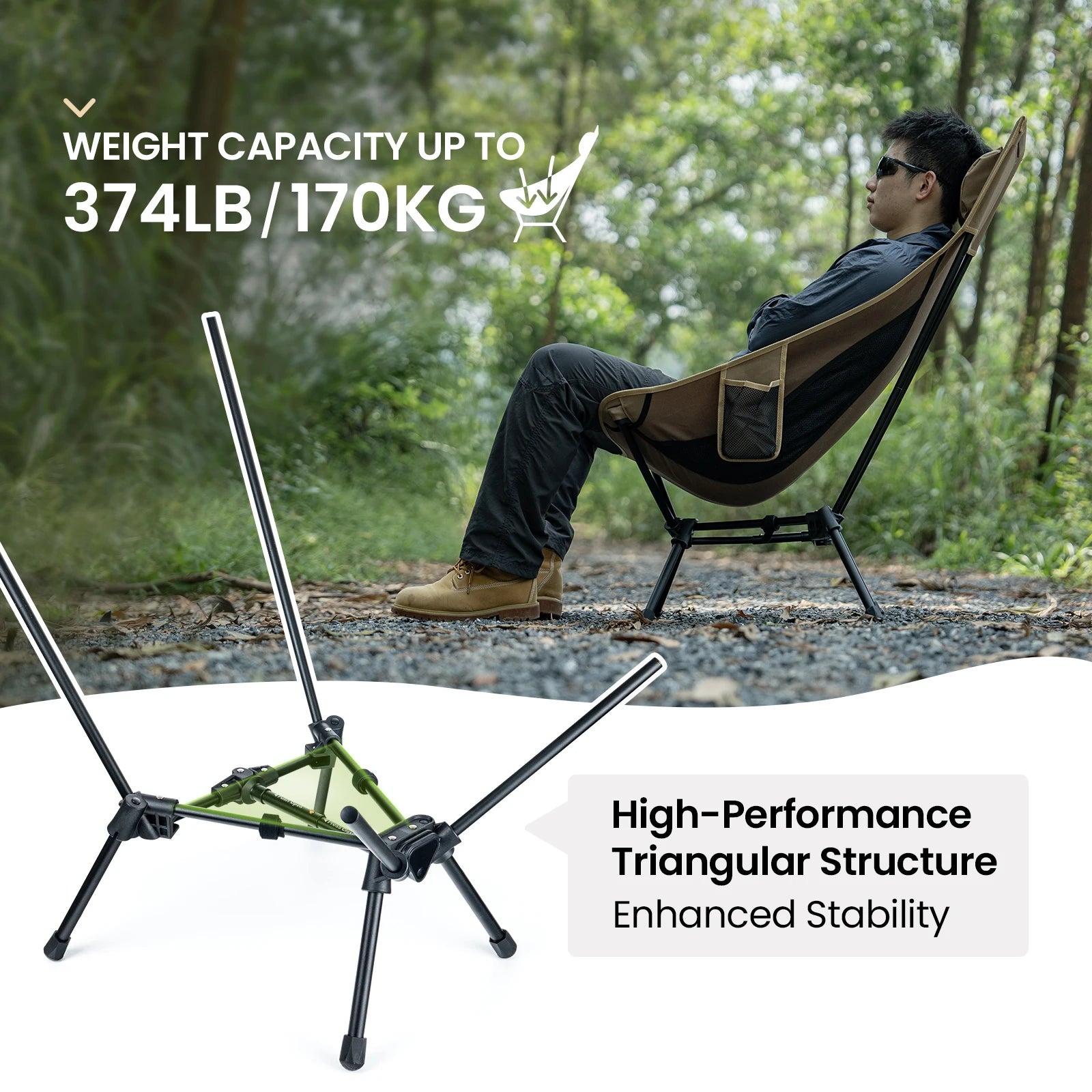 OneTigris Tigerblade Campingstuhl faltbar – clever-campen Ansicht 3