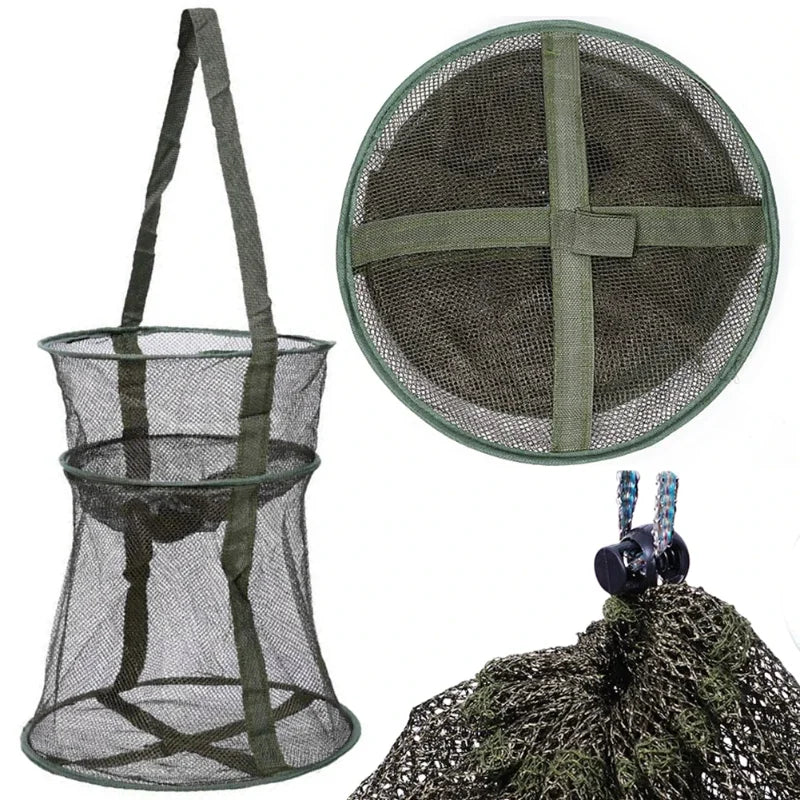 Faltbares Fischernetz für Garnelen, Krabben und mehr – clever-campen Ansicht 5