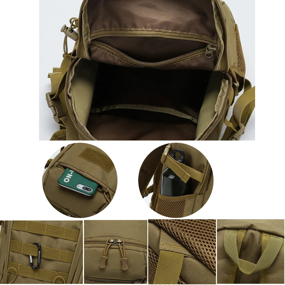 Mini Tactical Rucksack 10L/20L für Angeln und Outdoor – clever-campen Ansicht 3
