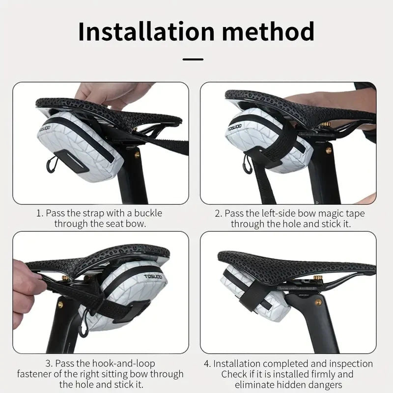 TOSUOD Mini Fahrrad Werkzeugtasche, leicht und tragbar – clever-campen Ansicht 4