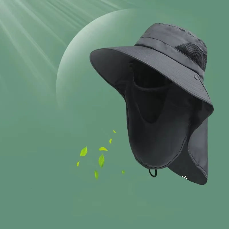 Wander-Cap mit UV-Schutz und Nackenklappe für Outdoor – clever-campen Ansicht 3