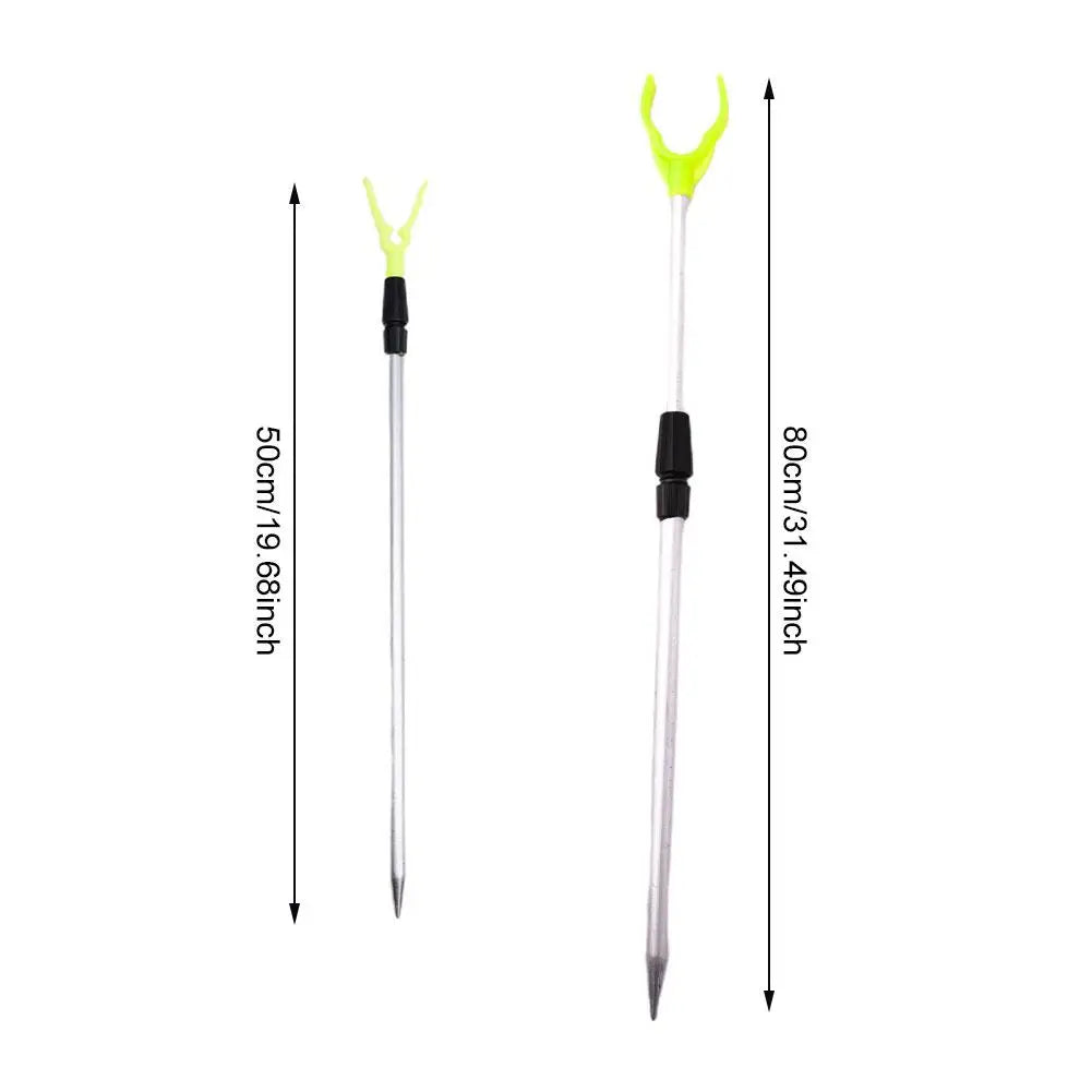 Verstellbarer Angelbankstick 50/80cm für Rutenhalter – clever-campen Ansicht 6