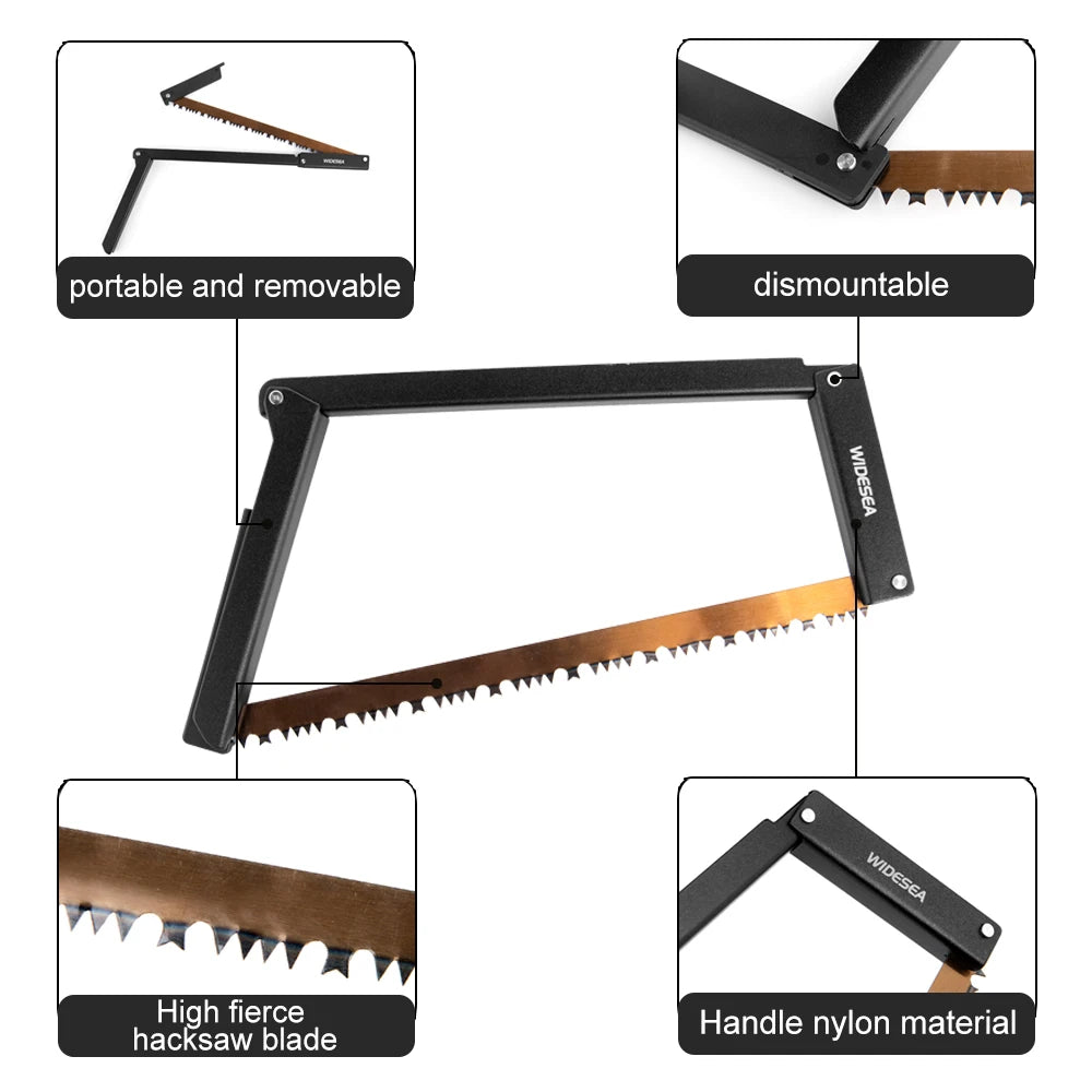 Widesea Klappsäge 32cm – Tragbar für Camping & Outdoor – clever-campen Ansicht 5