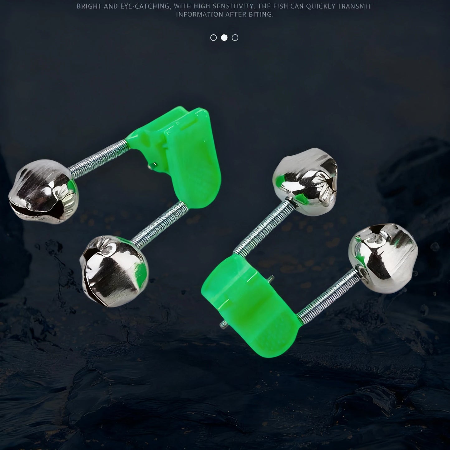 Angelbeiwecker mit Doppelglocken und Clip – clever-campen Ansicht 3