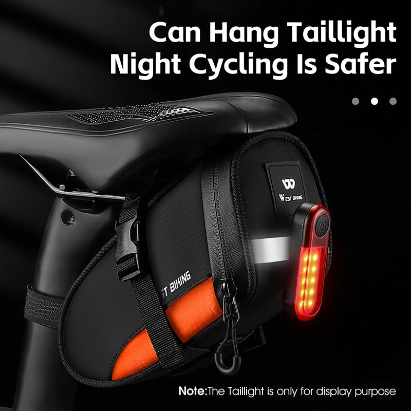 West Biking Fahrradtasche 1.2L Reflektierend Wasserdicht – clever-campen Ansicht 5