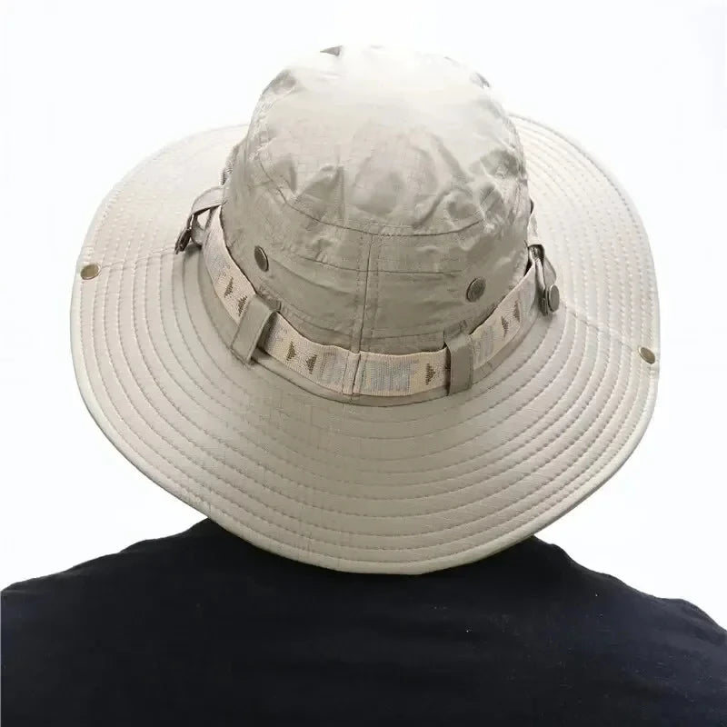 Herren Sonnenhut mit breiter Krempe und UV-Schutz – clever-campen Ansicht 6