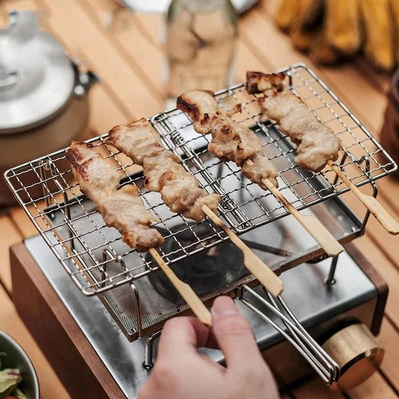 Faltbares Toaster-Rack aus Edelstahl für Camping – clever-campen Ansicht 3