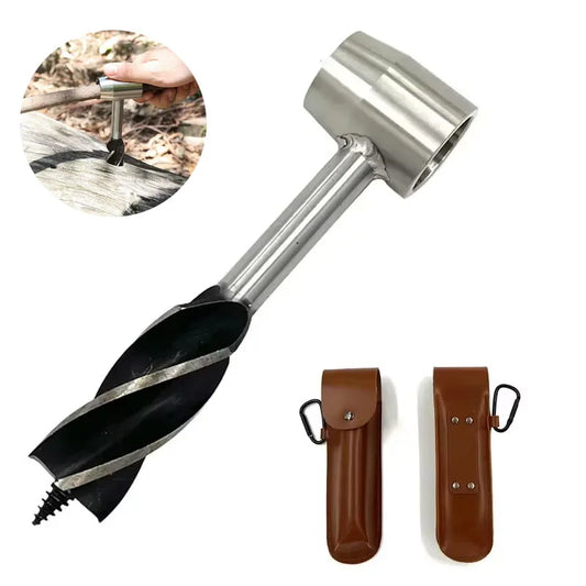 Outdoor Handbohrer für Survival & Camping – clever-campen Ansicht 2