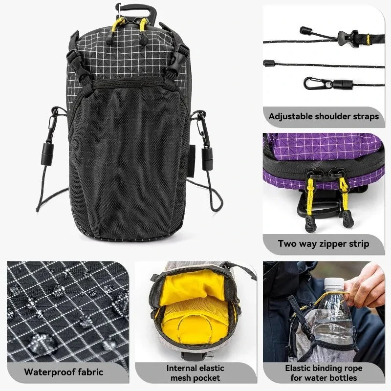 Wasserdichte Schultertasche für Rucksack - Handyhalterung – clever-campen Ansicht 6