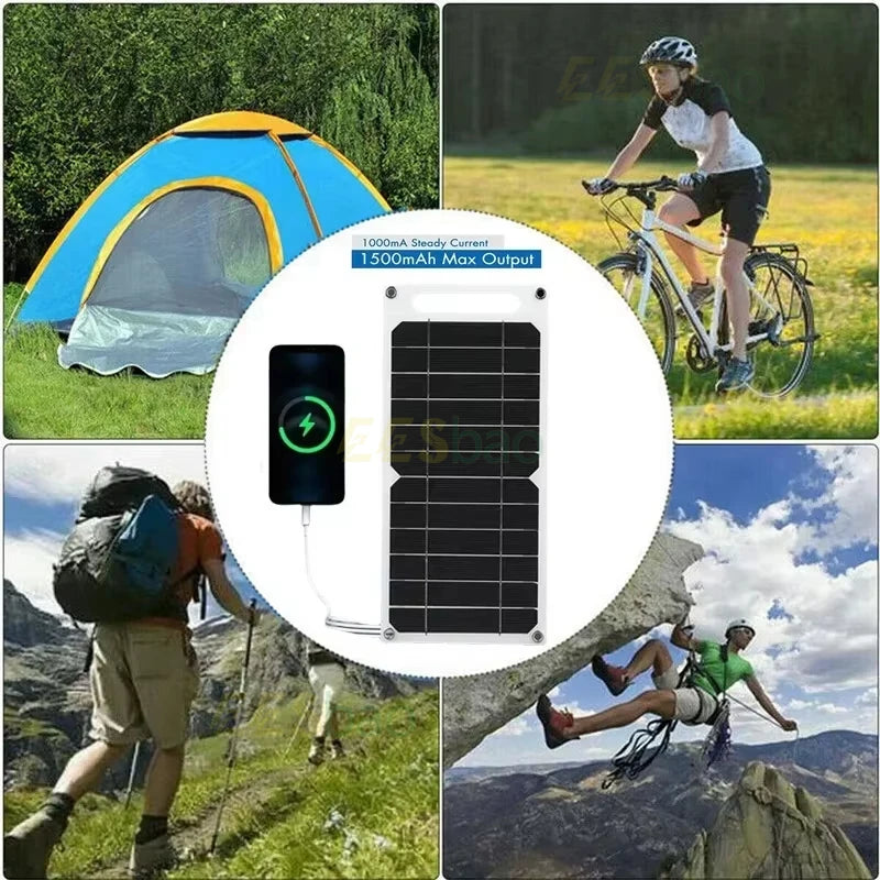 USB-Solarpanel faltbar für Handy & Powerbank – clever-campen Ansicht 4